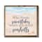 7.5" Who Needs Snowflakes Holiday Brown Framed Wall Plaque